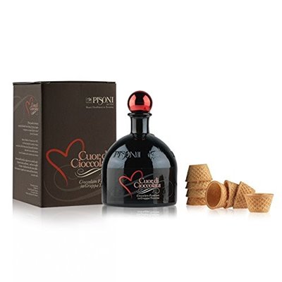 Liquore Cuor di Cioccolata con Cialdine - Pisoni Liquore Cuor di Cioccolata con Cialdine - Pisoni