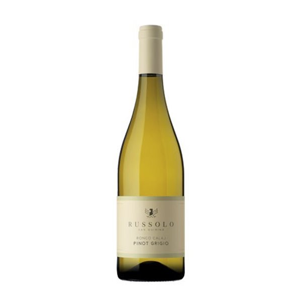 Confezione da 6 Bottiglie Vino Bianco Pinot Grigio Ronco Calaj Friuli Russolo-cz