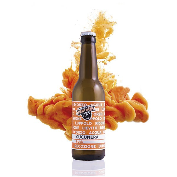 Confezione da 24 Bottiglie 33cl BIRRA ARTIGIANALE DOPPIO MALTO Cucunera- BIRRIFICIO MANERBA