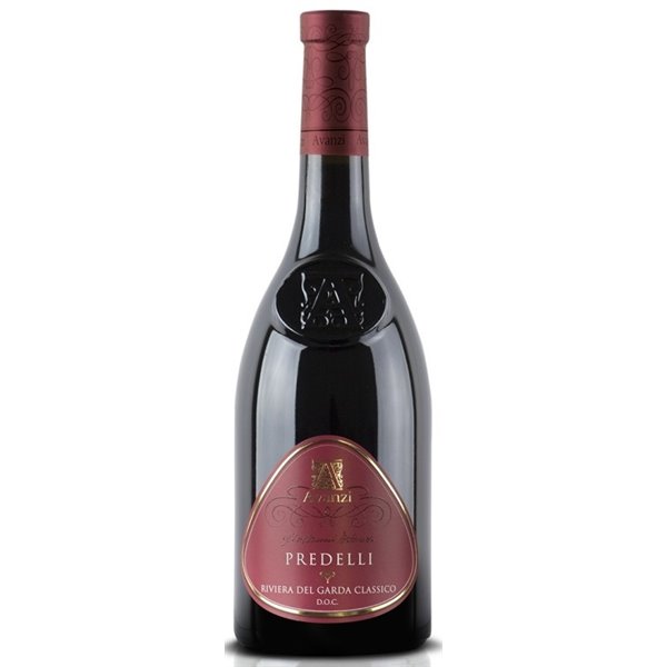 Confezione da 6 Bottiglie Vino Rosso Predelli Groppello Riviera del Garda Classico D.O.C. -Cantina Avanzi