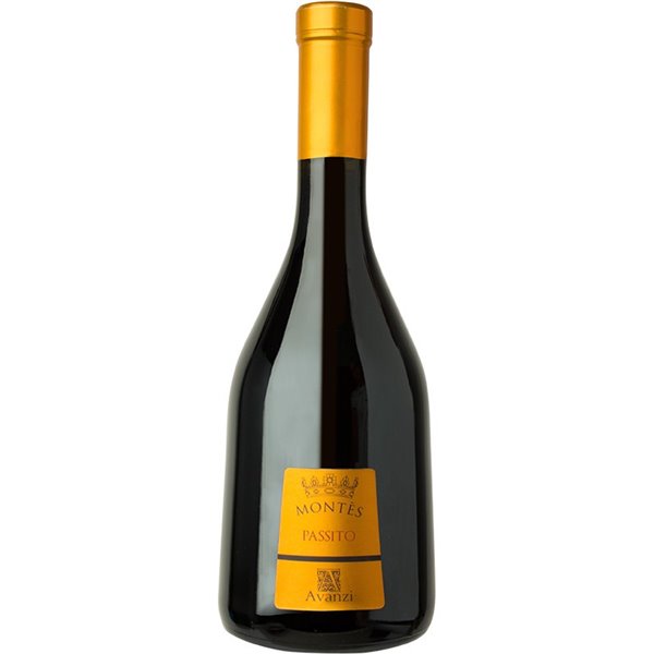 Confezione da 3 Bottiglie Vino da Dessert Montès, il Passito Rosso Bottiglia 0,500L. -Cantina Avanzi