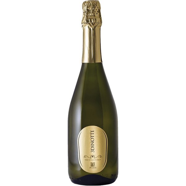 3 DI NOTTE Vino Spumante Brut Confezione da 3 Bottiglie -Cantina Avanzi