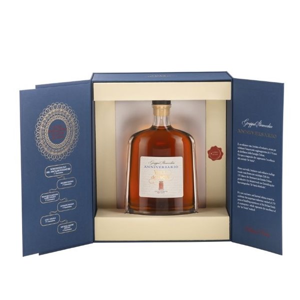 Grappa Stravecchia Anniversario Riserve di Famiglia Distilleria Villa De Varda