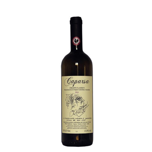 Confezione da 6 Bottiglie Vino Rosso Bio Chianti Classico Cantina Caparsa -cz