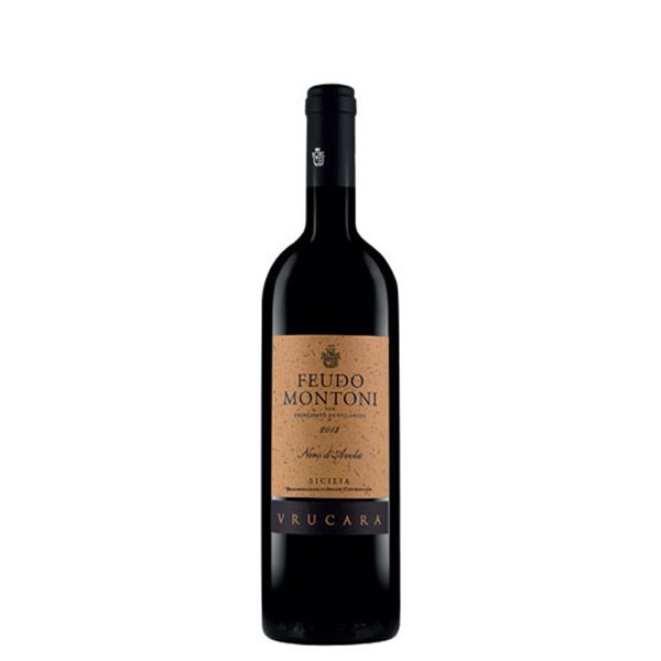 Confezione da 6 Bottiglie Vino Rosso Bio Vrucara Nero d'Avola Sicilia Igt Azienda Agricola Feudo Montoni -cz