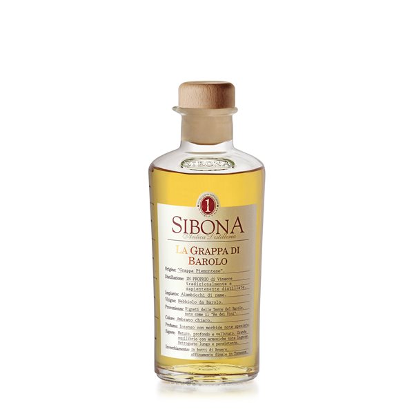 Grappa Monovitigno di Barolo- Distilleria Sibona 0,5 l.