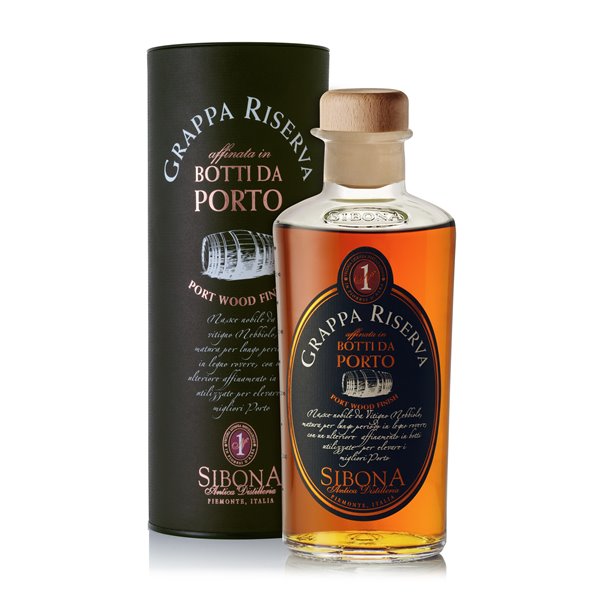 Grappa Riserva invecchiata in botti da Porto - Distilleria Sibona 0,5 l.
