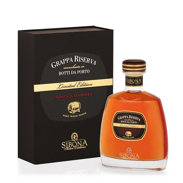 Grappa Riserva Speciale botti da Porto Single Barrell Limited Edition - Distilleria Sibona 0,7 l.