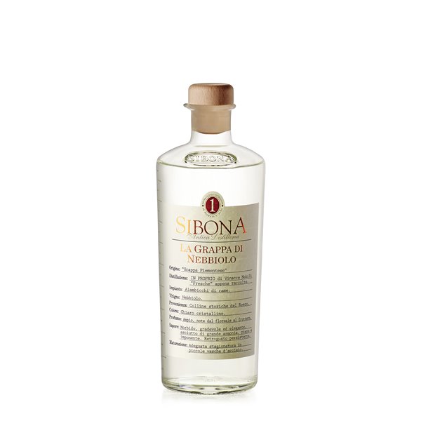 Grappa Monovitigno di Nebbiolo - Distilleria Sibona 1 lt