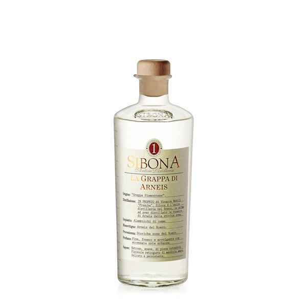 Grappa Monovitigno di Arneis - Distilleria Sibona 1 lt