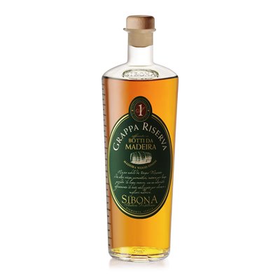 Grappa Riserva invecchiata in Botti da Madeira - Distilleria Sibona 1,5 l.