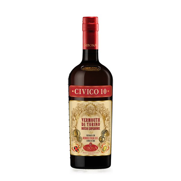 Civico 10 Vermouth di Torino Rosso Superiore - Distilleria Sibona 0,75 l.