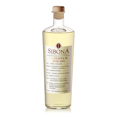 Distilleria Sibona - Confezione regalo Grappa di Moscato MAGNUM con astuccio in legno 1,5 lt Distilleria Sibona - Confezione regalo Grappa di Moscato MAGNUM con astuccio in legno 1,5 lt