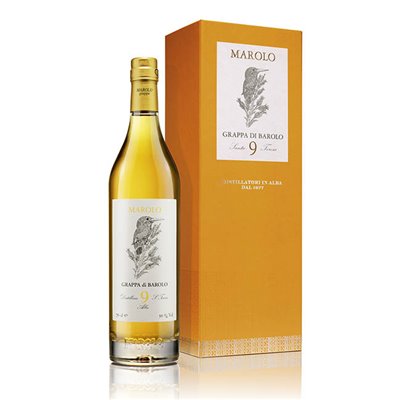 Marolo Grappa di Barolo 9 Anni -  Distilleria Santa Teresa  Fratelli Marolo 0,70 l.