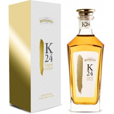 Bertagnolli - K24 Liquid GOLD Grappa Riserva Barrique 42% Vol. - 0.70 Lt in astuccio Bertagnolli - K24 Liquid GOLD Grappa Riserva Barrique 42% Vol. - 0.70 Lt in astuccio