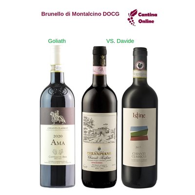 Davide VS. Goliath  -  Chianti  DOCG  - 3 x 0,75 L.