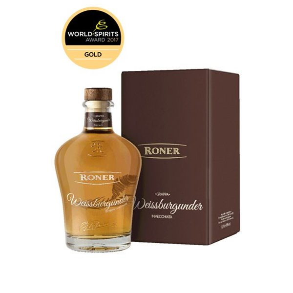 Roner - Grappa Weissburgunder invecchiata - 0,7 l.