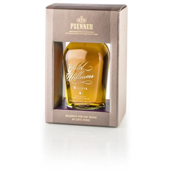 Psenner- Confezione regalo Gold Williams Riserva 2 anni 42 %vol. 70 cl