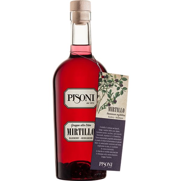 Distilleria Pisoni - Grappa Mirtillo 70cl 40°