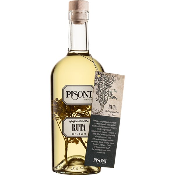 Distilleria Pisoni - Grappa Ruta 70cl 40°