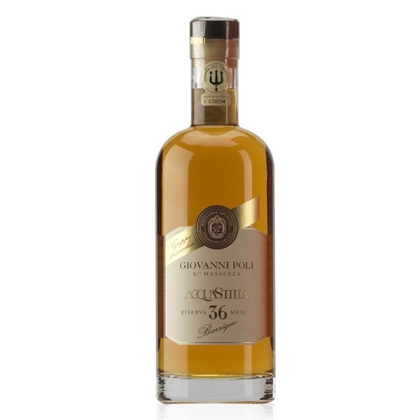 Grappa Acquastilla invecchiata 36 mesi 70 cl 41% - Distilleria Giovanni Poli Santa Massenza