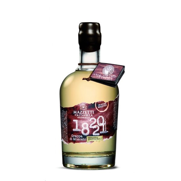 Mazzetti - 1820 - 21 Grappa di Moscato  Special Cask Finish 43° Mazzetti D'Altavilla 0,50 L.