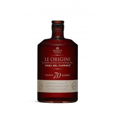 Mazzetti - Grappa 7.0 Le Origini - Vigna Del Parroco® 43° Mazzetti D'Altavilla 0,70 L. Mazzetti - Grappa 7.0 Le Origini - Vigna Del Parroco® 43° Mazzetti D'Altavilla 0,70 L.