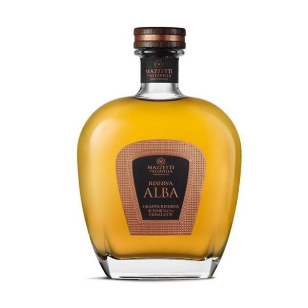 Mazzetti - Grappa di Nebbiolo di Barolo ed Erbaluce  Riserva Alba 43° Mazzetti D'Altavilla 0,70 L.