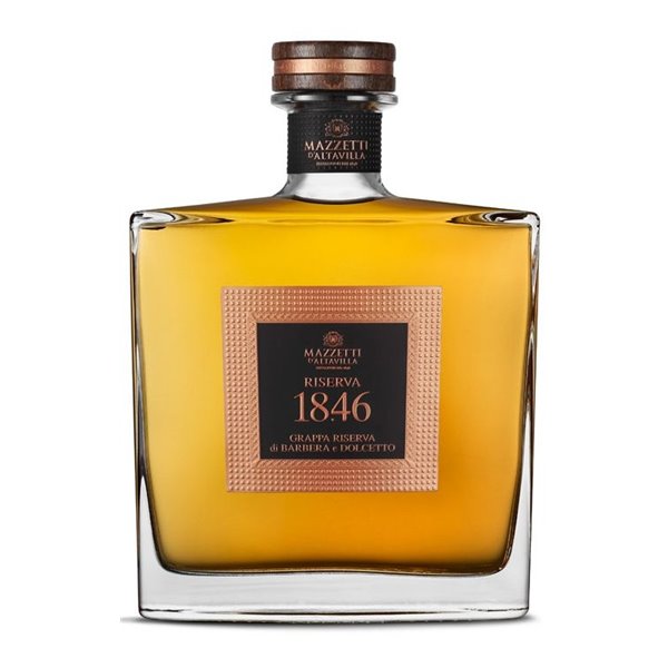 Mazzetti - Grappa Riserva 18.46  -  43° Mazzetti D'Altavilla 0,70 L.