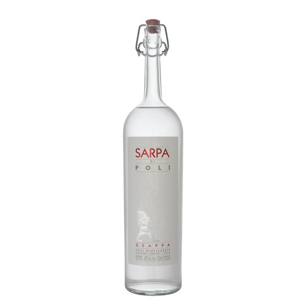 4 x 0,70 L. Grappa Sarpa di Poli 40° Distilleria jacopo Poli