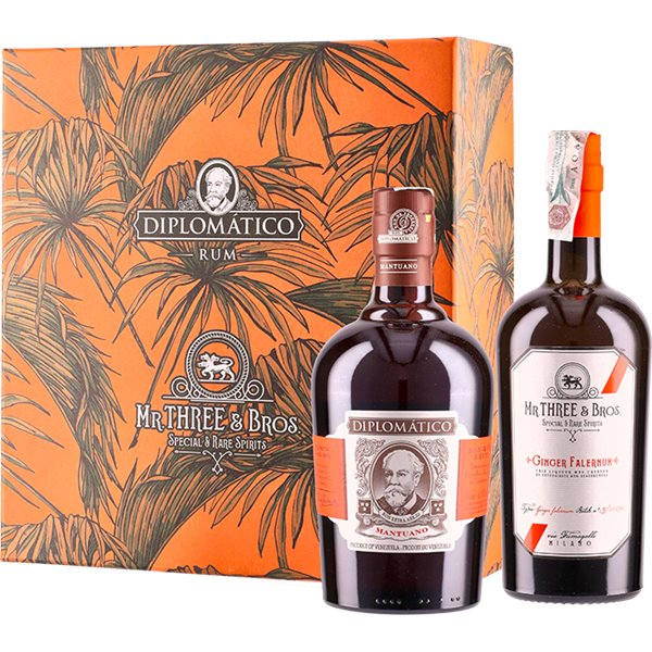 Rum Diplomàtico Mixing Pack Mantuano & Mr. Three & Bros Falernum ( 1200ml ) - crb
