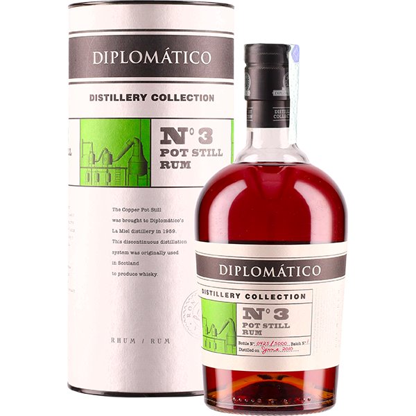 Rum Diplomàtico Distillery Collection N°3 Single Pot Still ( 700ml  47%) - crb