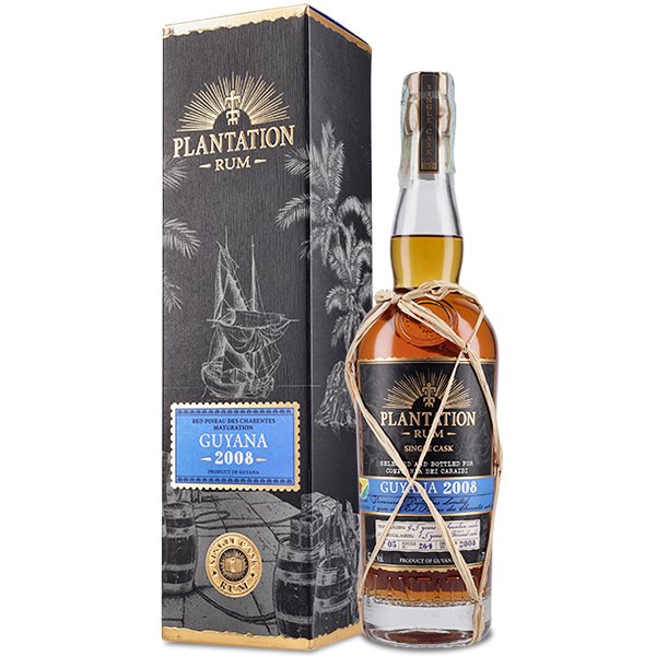 Rum Plantation Guyana 2008 Red Pineau Des Charentes ( 70cl  47.60%) - crb