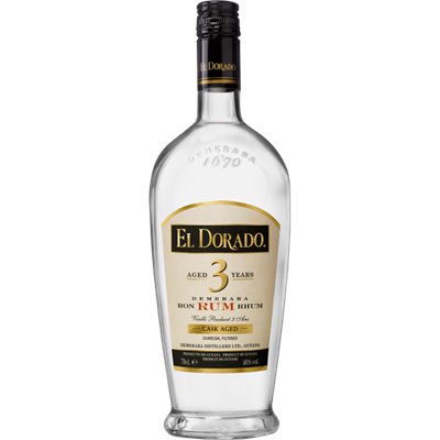 Rum EL DORADO 3 YO ( 70cl  40%) - crb