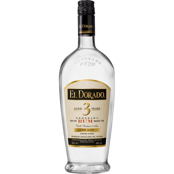 Rum EL DORADO 3 YO ( 70cl  40%) - crb