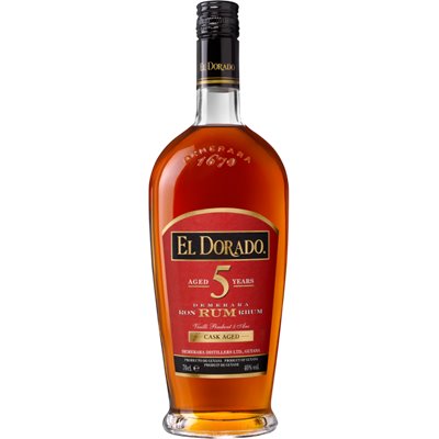 Rum EL DORADO 5 YO ( 70cl  40%) - crb