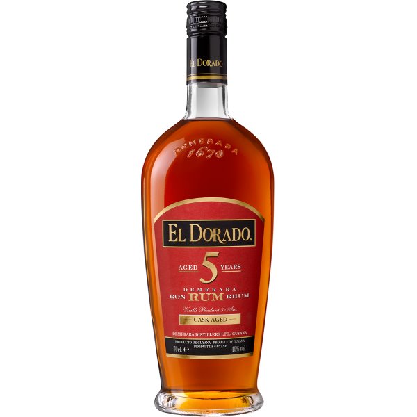 Rum EL DORADO 5 YO ( 70cl  40%) - crb