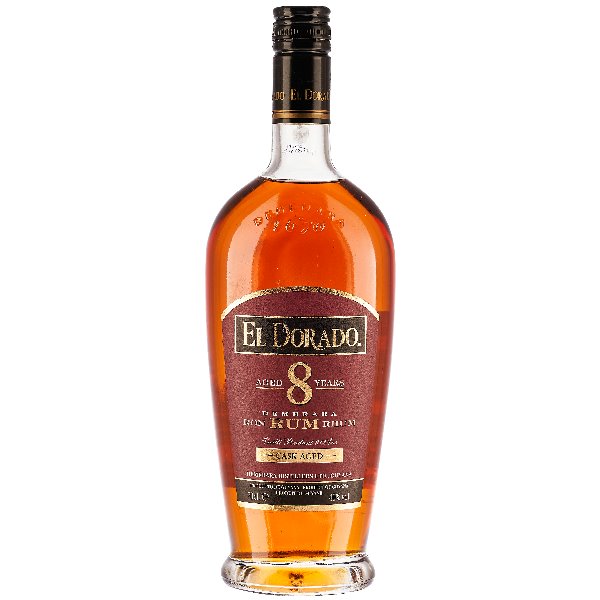 Rum EL DORADO 8 YO ( Box 6x70cl  40%) - crb