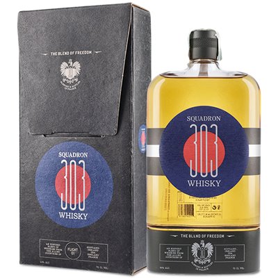 Whiskey Squadron 303 Blend of Freedom (70cl 44%) - crb
