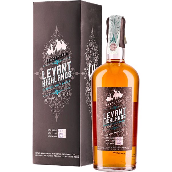 Whiskey Levant Highlands Black Peak - Smoky Brew (70cl 46%) - crb