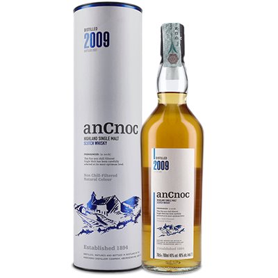 Whiskey Ancnoc Vintage 2009 (70cl 46%) - crb