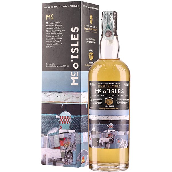 Whiskey House of McCallum MC O Isles Rum Finish (70cl 43.5%) - crb
