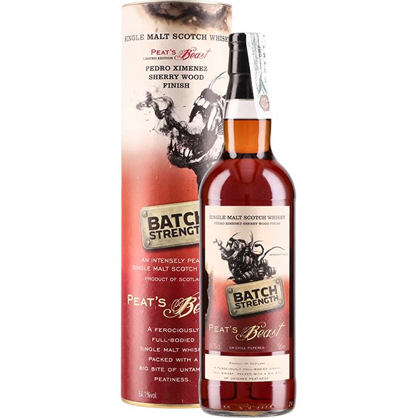 Whiskey Peats Beast Sherry Cask Strength (70cl 54.1%) - crb