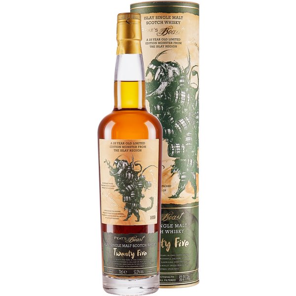Whiskey Peats Beast Islay Twenty Five (70cl 52.2%) - crb