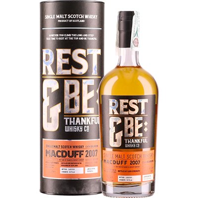 Whiskey  Rest & Be Macduff 2007 HHD (70cl 58.1%) - crb
