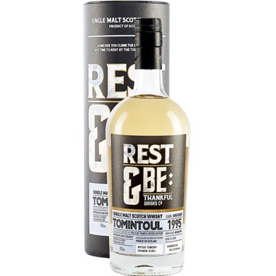 Whiskey  Rest & Be Tomintoul 1995 Bourbon Cask  (70cl 51.5%) - crb