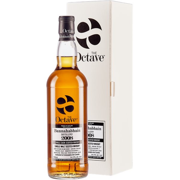 Whiskey Duncan Taylor The Octave  Bunnahabhain 2008 10 YO SingleE Malt  (70cl 54.5%) - crb