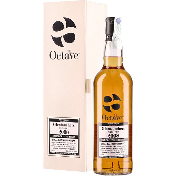 Whiskey Duncan Taylor The Octave Glentauchers 2008 10 YO  (70cl 54.4%) - crb