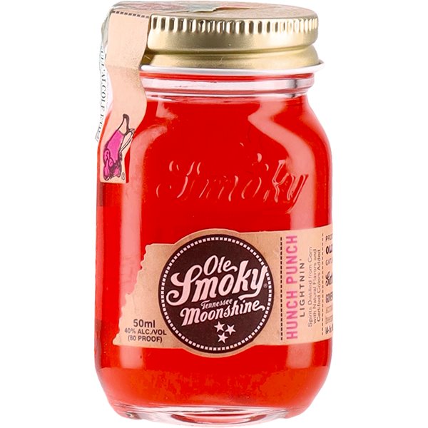 Cereal Spirit Drink Ole Smoky Moonshine Hunch Punch Lightnin Mignon(box 6x 50ml 40%) - crb