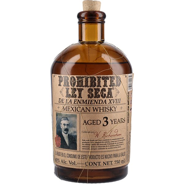 Whiskey Prohibited Ley Seca (70cl  40%) - crb